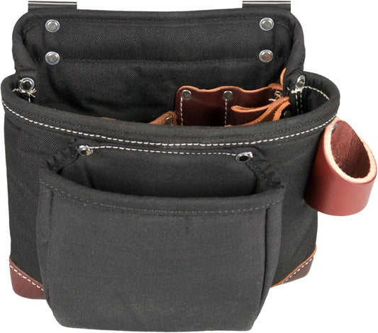Occidental Leather Clip-On Carpenter Tool Bag - 9 Pockets & Tool Holders - Made in USA