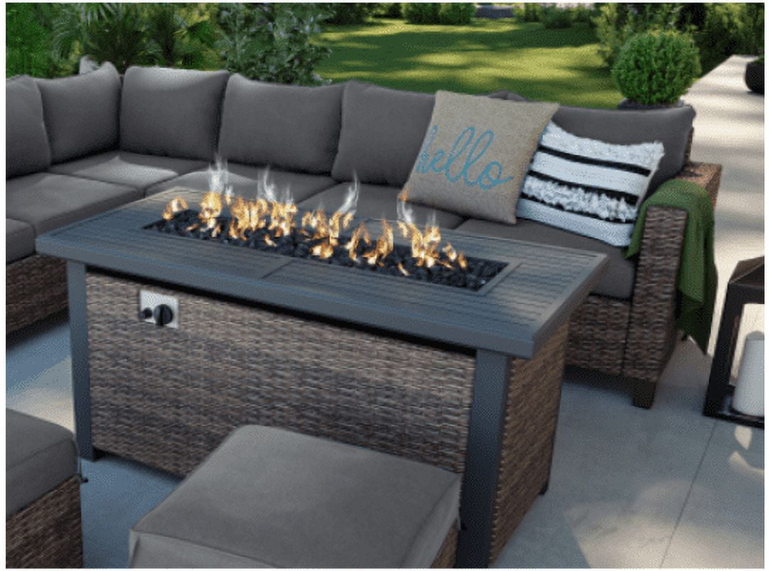 Better Homes & Gardens 50 inch Brookbury Gas Burning Steel Fire Pit Table