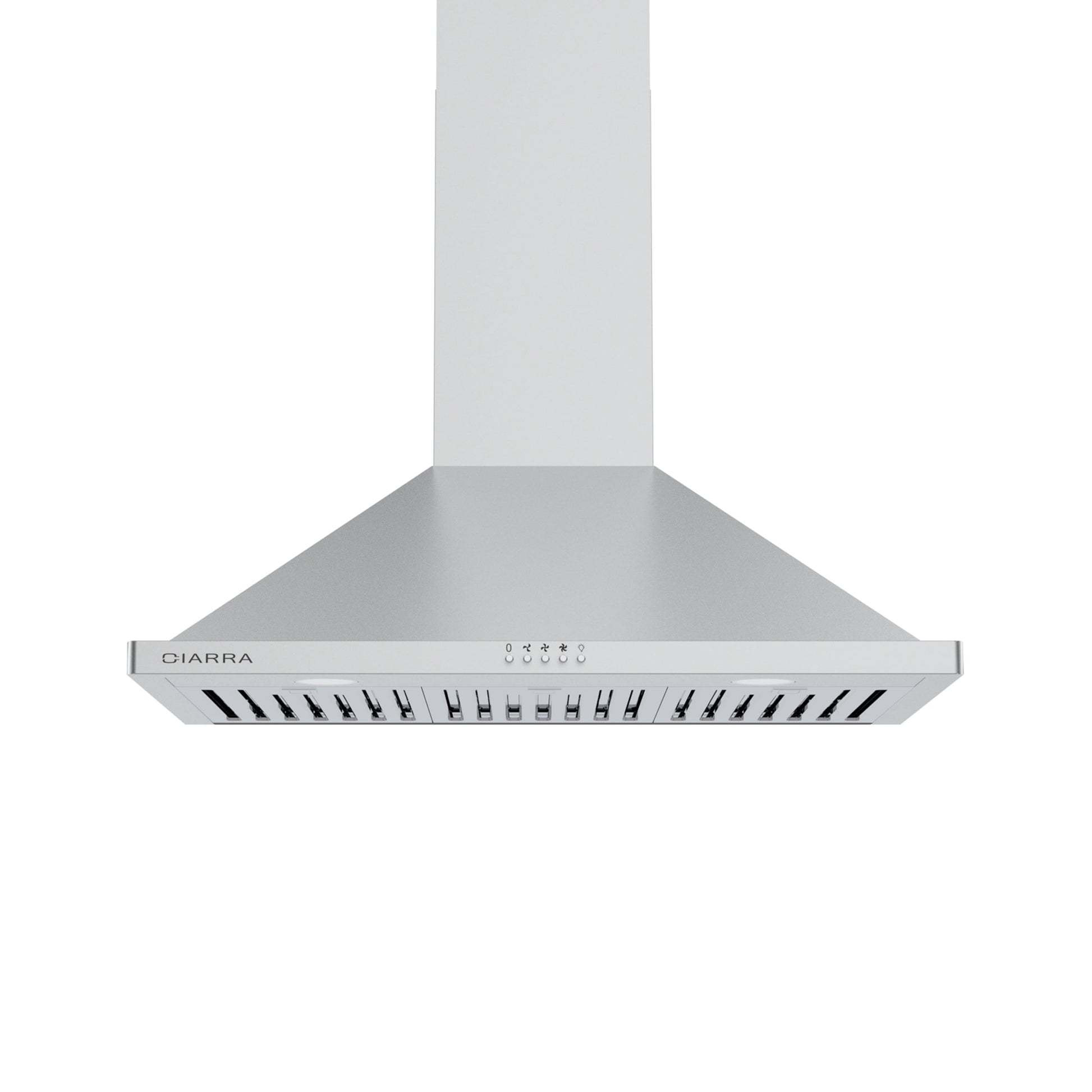 CIARRA Range Hood 30 inch Wall Mount Chimney Hood Range 450 CFM Ducted and Ductless CAS30275