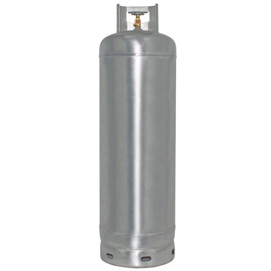 Flame King Galvanized Steel Propane Tank with POL Valve, Rust and Corrosion-Free, Built to Last