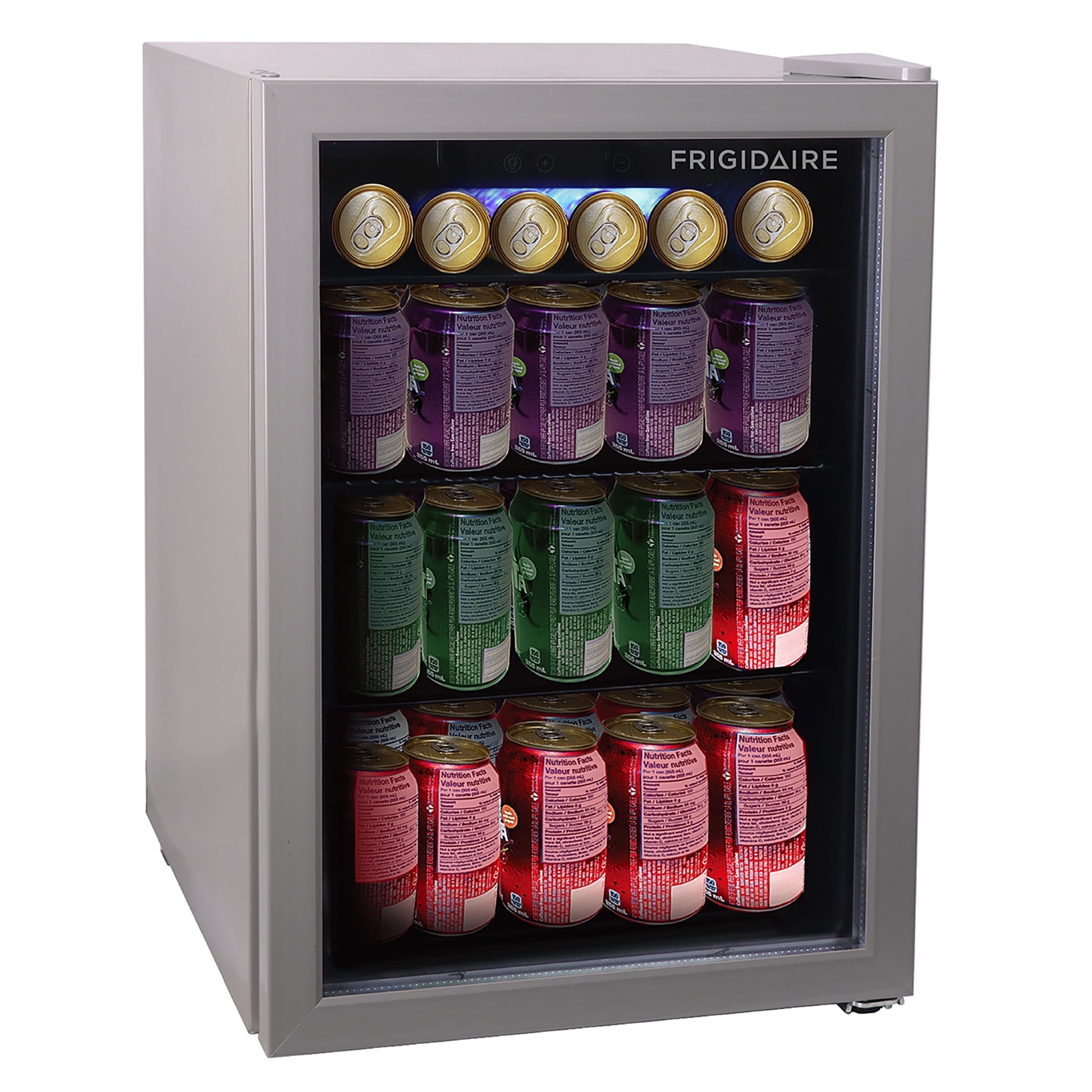 Frigidaire 88-Can/25-Bottle Beverage and Wine Center, Titanium Gray, EFMIS2440