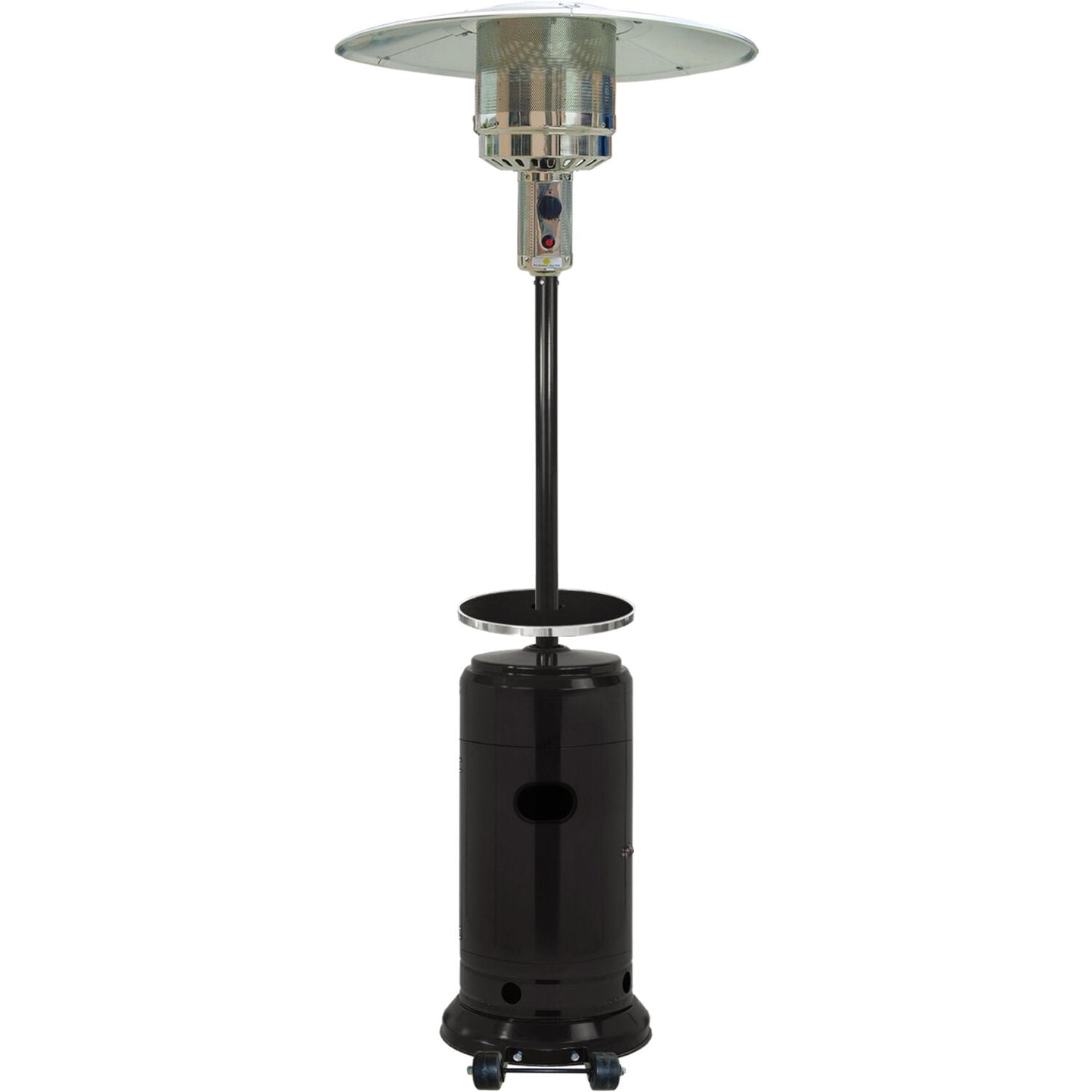 Hanover 7-Ft. 48,000 BTU Steel Umbrella Propane Patio Heater in Black