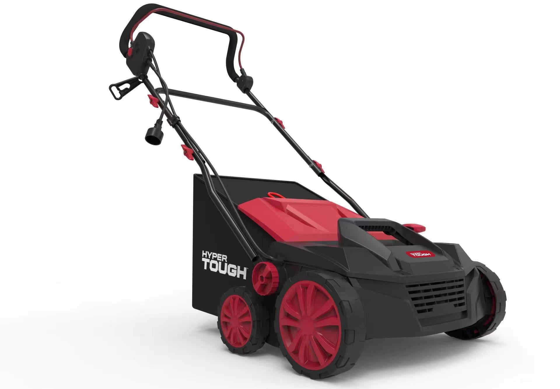 Hyper Tough 15" 13Amp Corded Electric Push Dethatcher/Scarifier Walk-Behind Lawn Mower