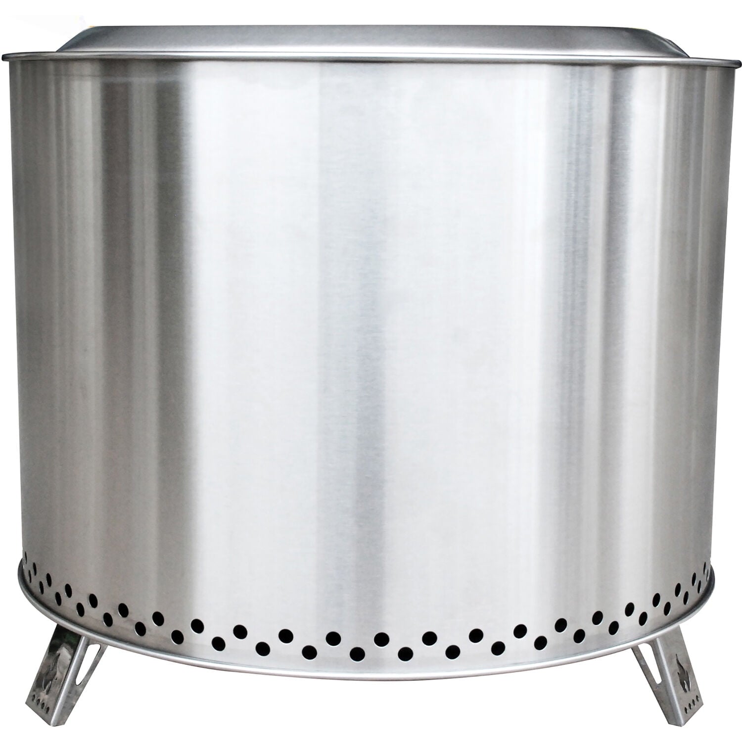 Lifesmart 20-in. Smokeless Fire Pit, Stainless Steel, LSOFP20-1