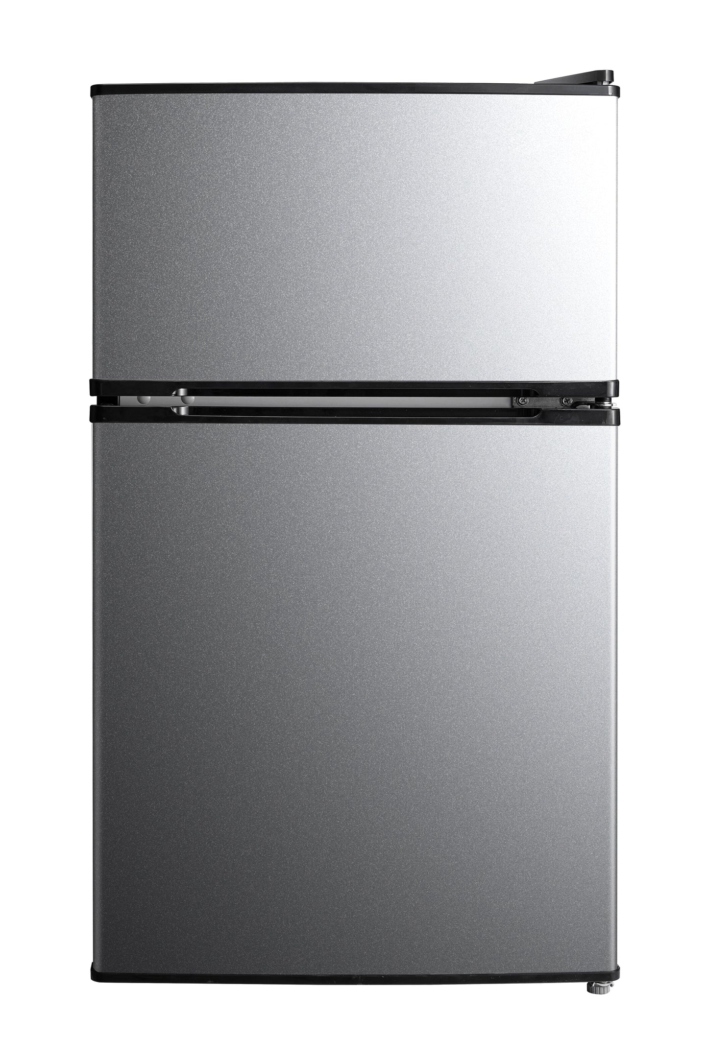 Mainstays 3.2 Cu. ft. 2-Door Refrigerator with Freezer, Stainless Steel Look