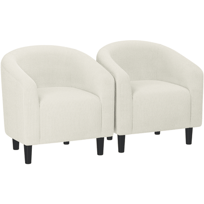 Renwick Upholstered Boucle Accent Chair for Livingroom, Ivory