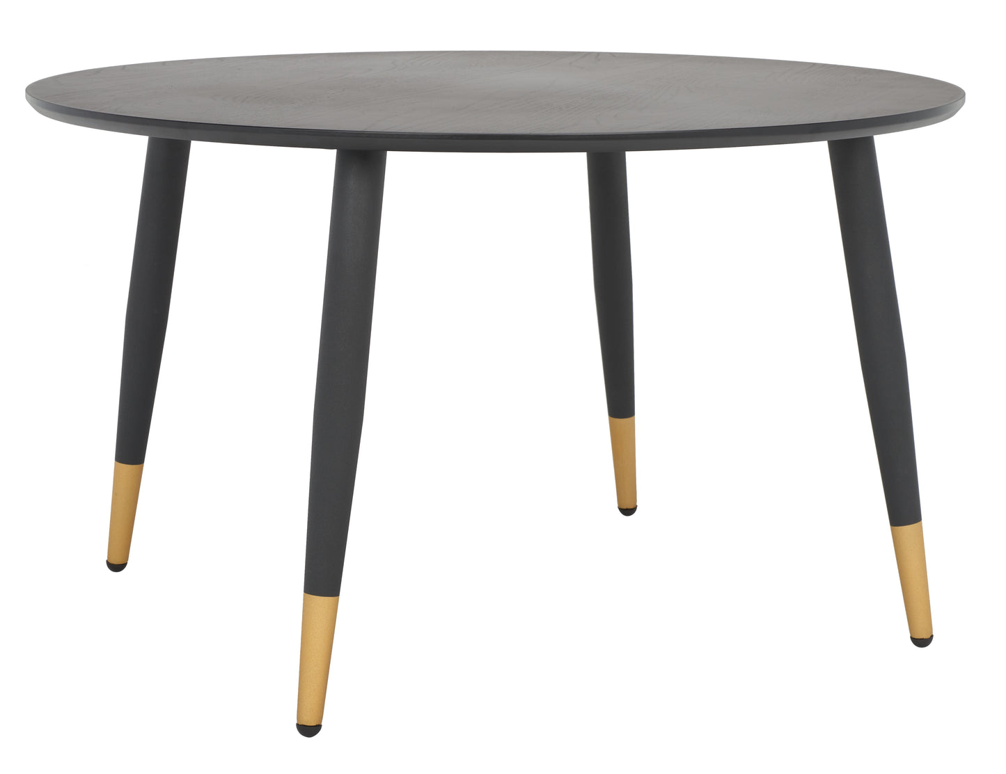 SAFAVIEH Beck Mid-Century Round Coffee Table, Black/Gold