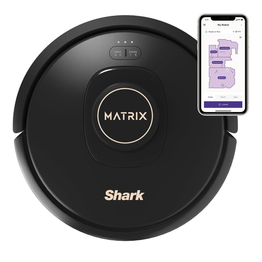 Shark Matrix™ Robot Vacuum, No Spots Missed, Precision Home Mapping, Perfect for Pet Hair, Wi-Fi, AV2310, New