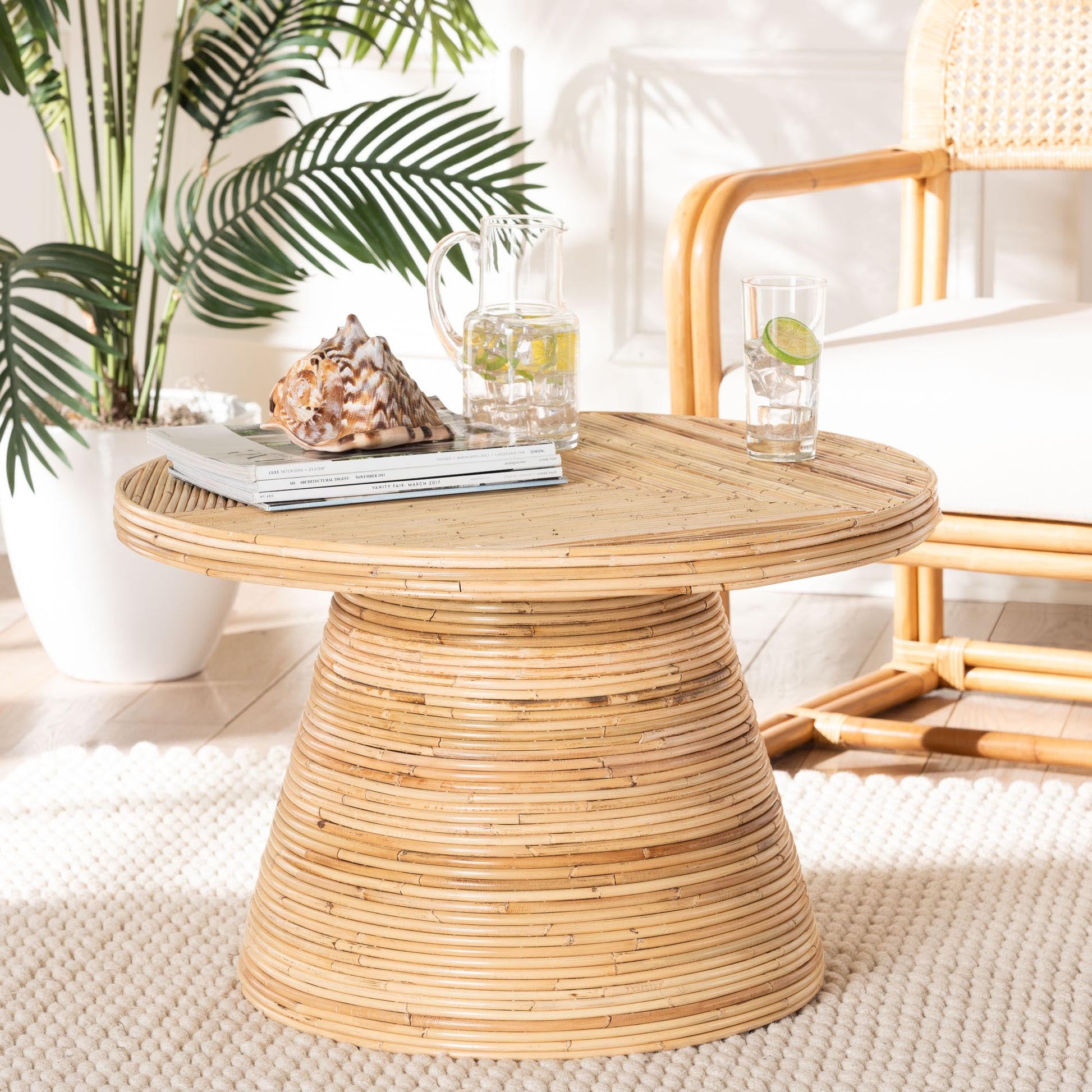 bali & pari Bella Boho Coffee Table, One Size, Natural