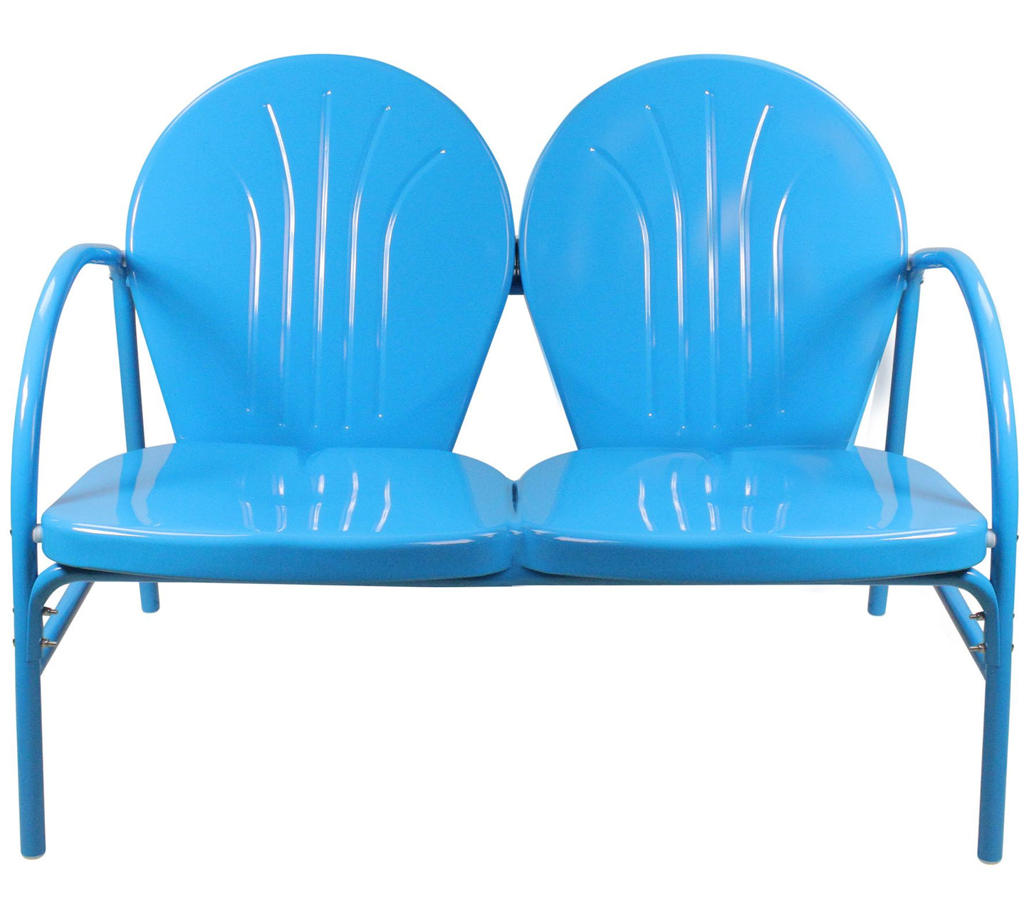 Northlight 47" Outdoor Retro Tulip Loveseat