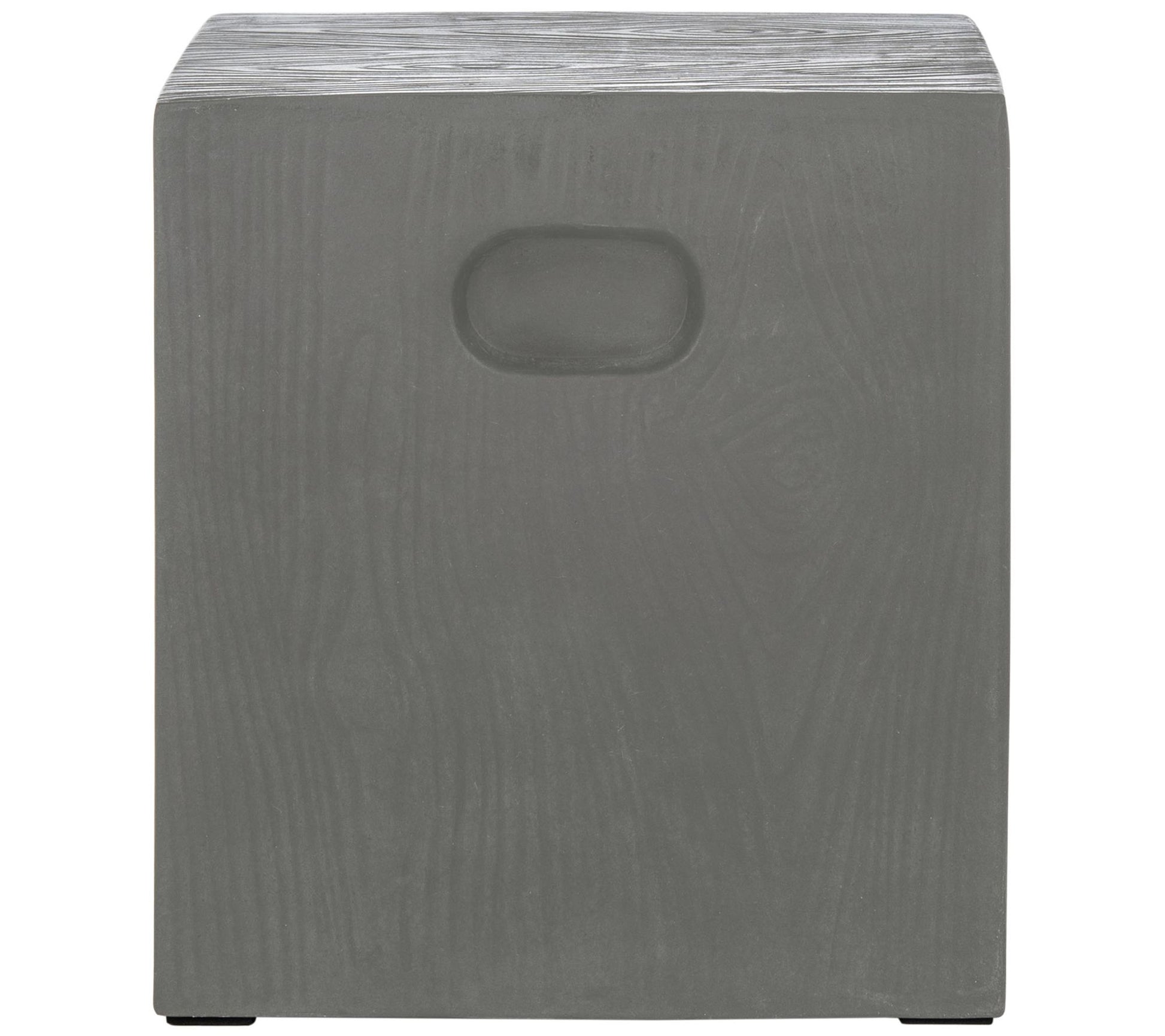 Safavieh Cube Indoor/Outdoor Modern Concrete Ac cent Table