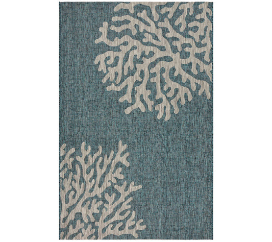 Ox Bay Delicate Reef Indoor/Outdoor Captiva Rug7'9" x 9'5"