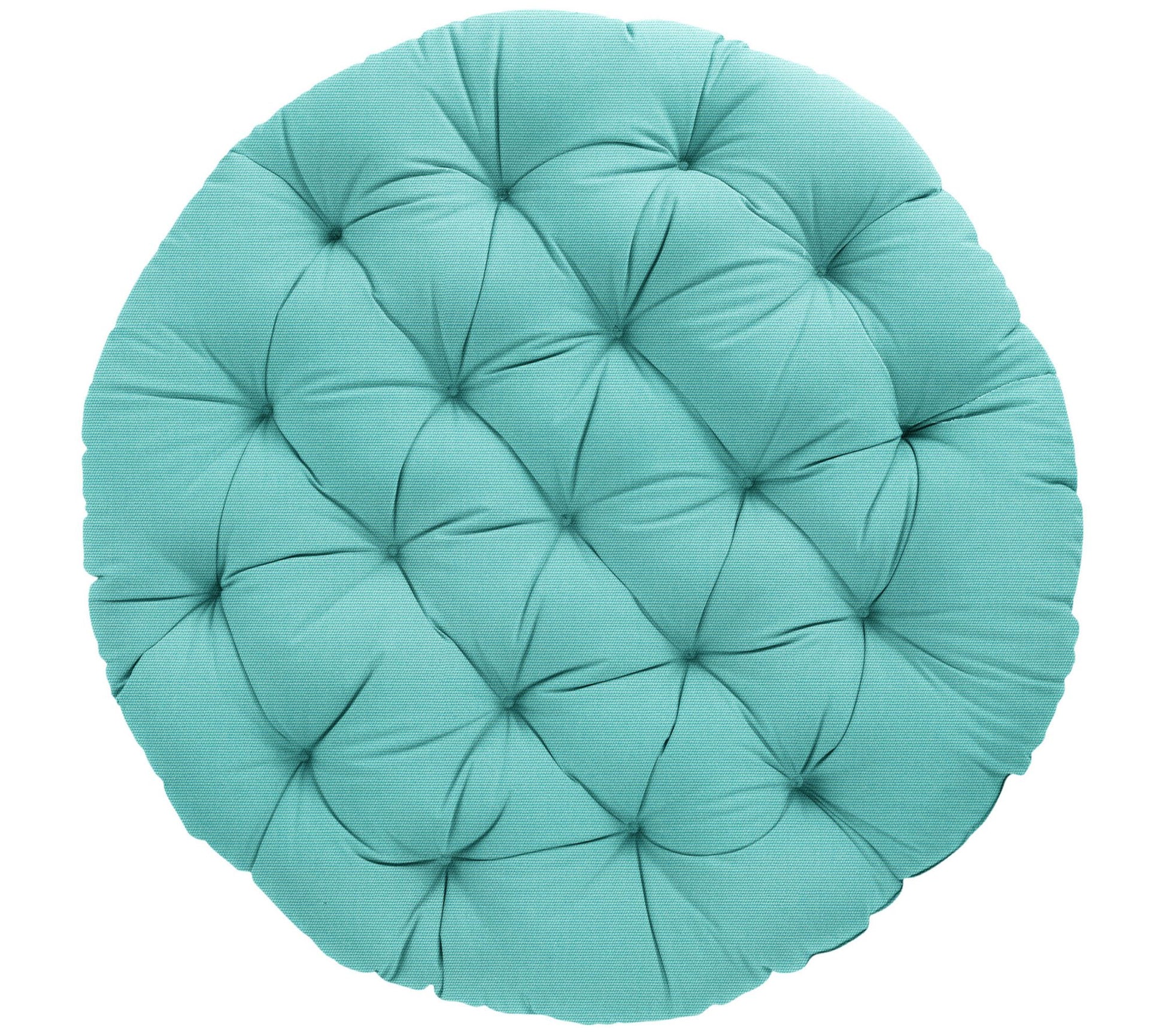Sorra Home Indoor/Outdoor Sunbrella Round Papasan Cushion