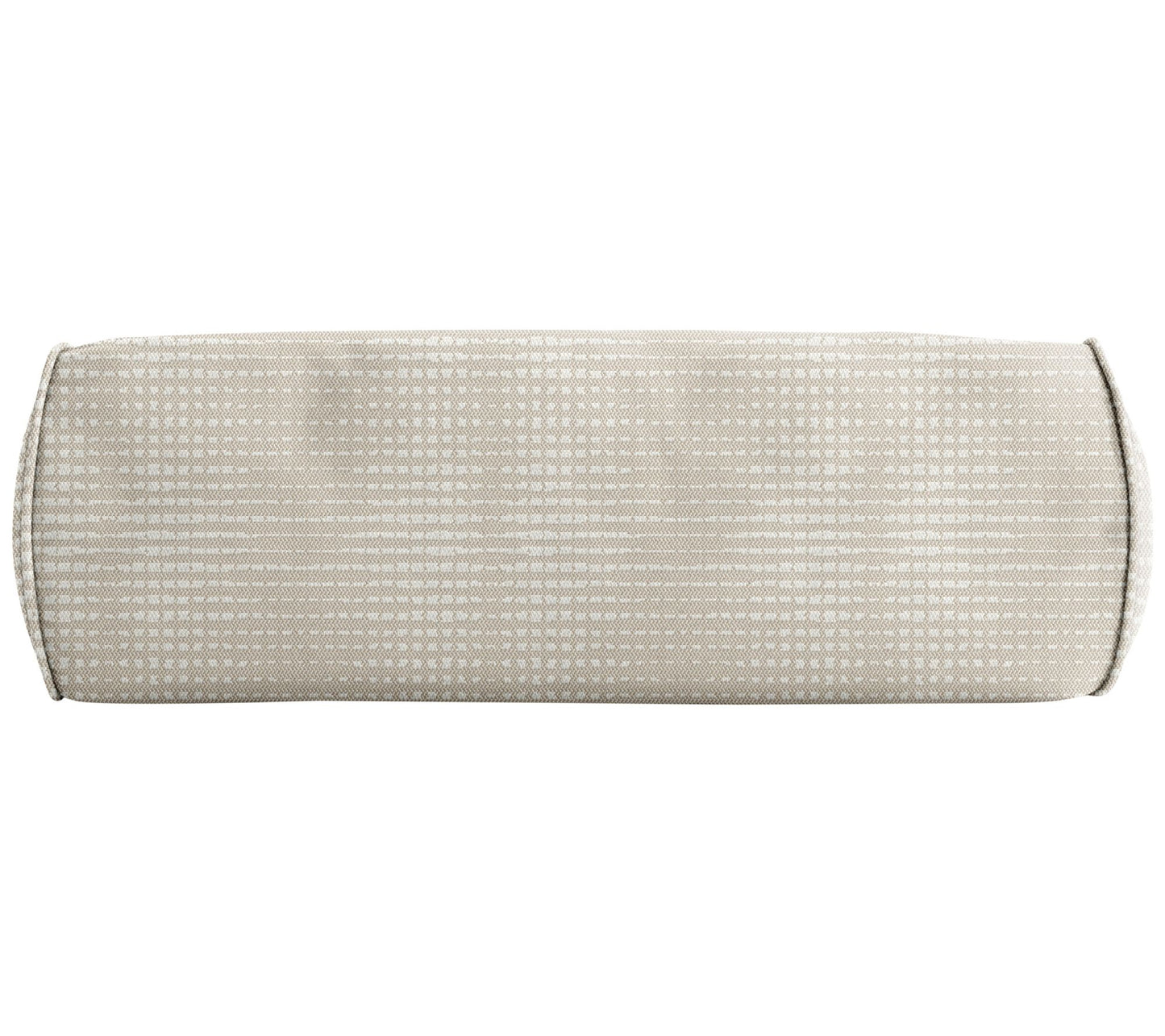 Sorra Home Outdura Moonbeam Bolster Pillow 24 in x 8 in x 8 in