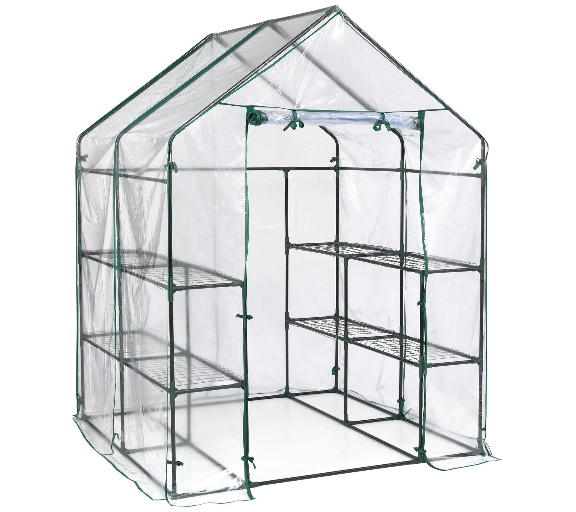 Miracle-Gro Mini Greenhouse 4' 8" x 4' 8" x 6'"