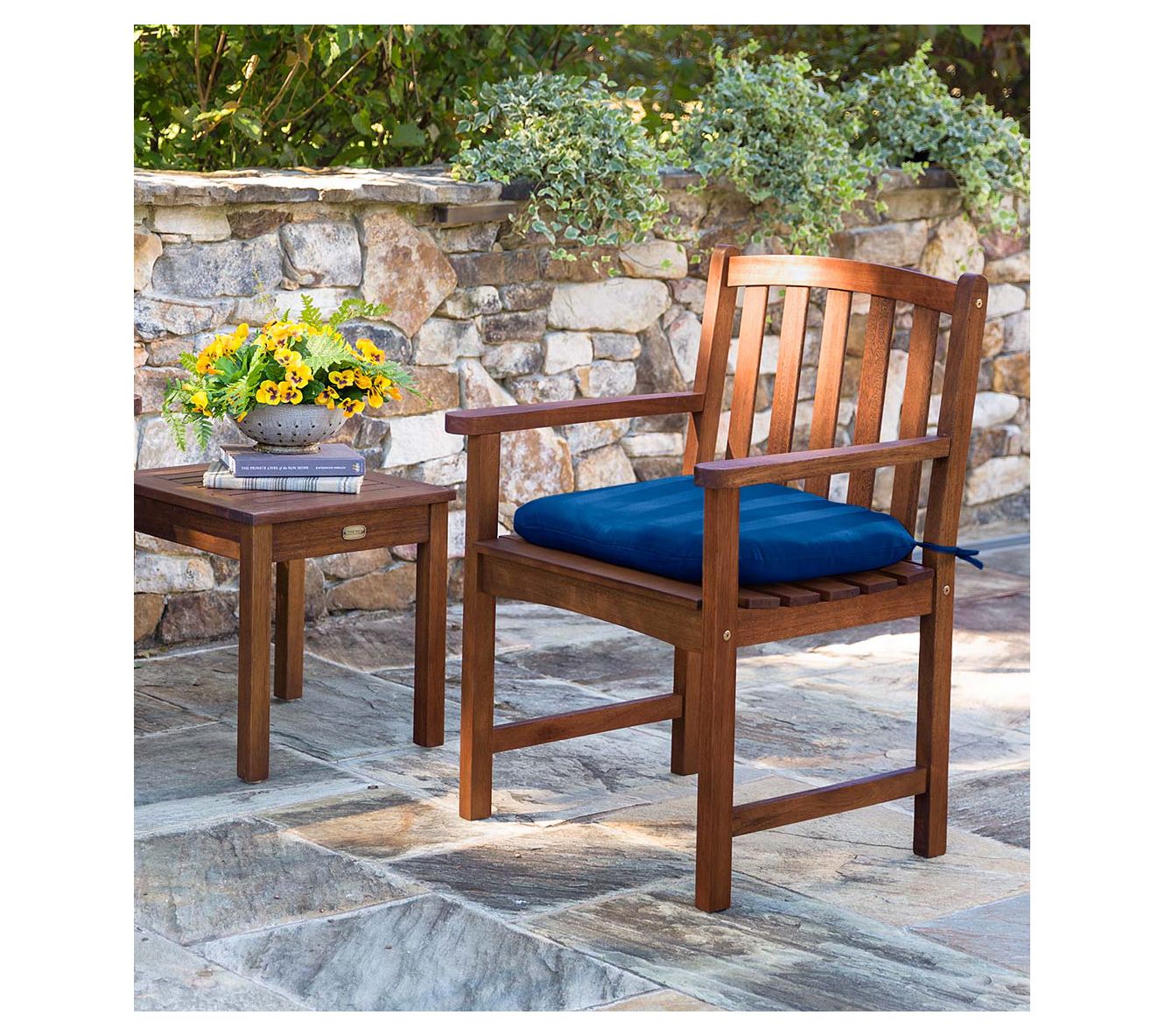 Evergreen Lancaster Chair with Arms Natural Stain