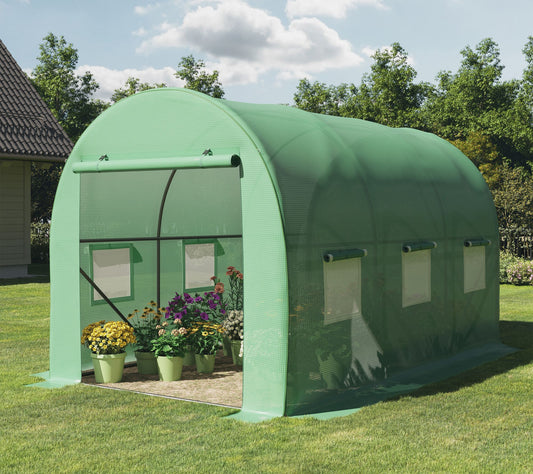 Home Complete Outdoor Green House w/ Vented Windows