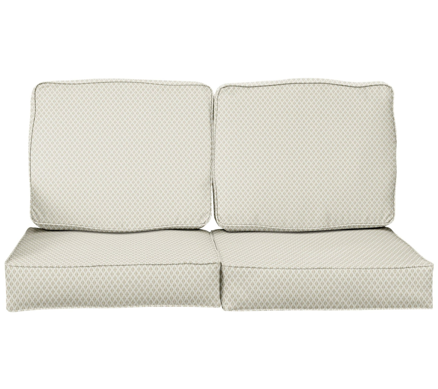 Sorra Home Outdoor Loveseat Cushion Set