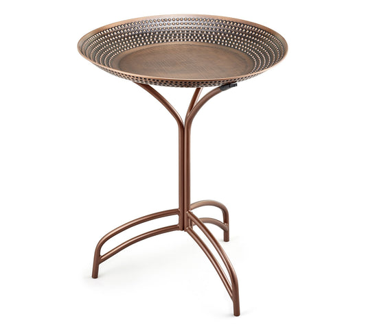 Good Directions 20" Copper Tranquility Bird Bath with Stand