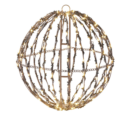 Grandin Road 20" Indoor/Outdoor 3D Illuminated Foldable Sphere