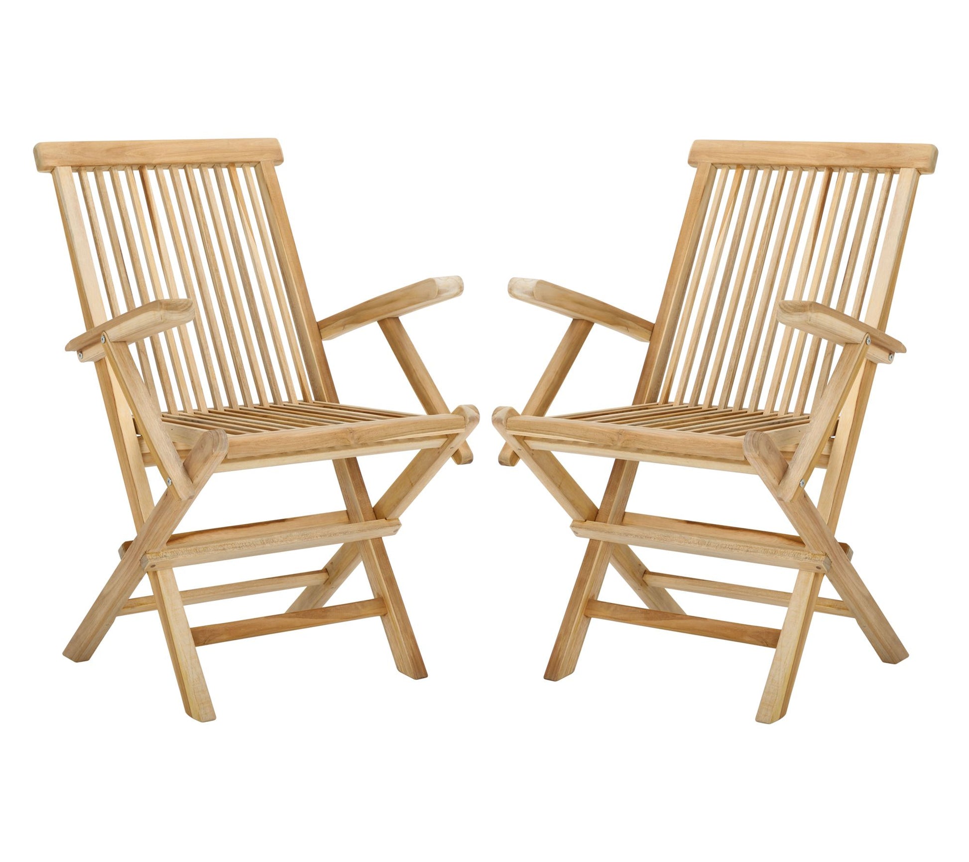 Marcus Teak Folding Arm Chair by Valerie